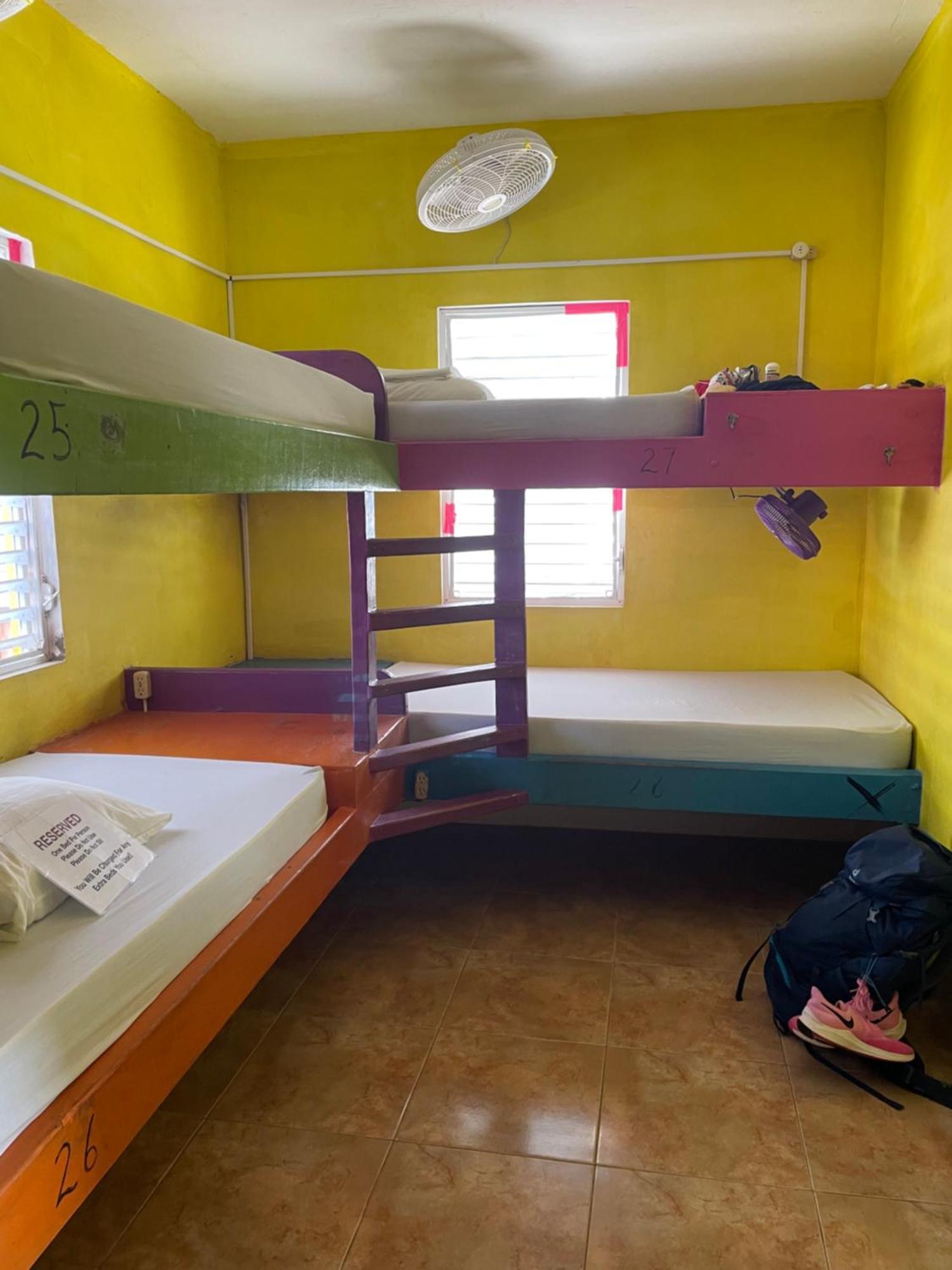 Hostel Travellers Palm Backpackers Caye Caulker Exterior foto
