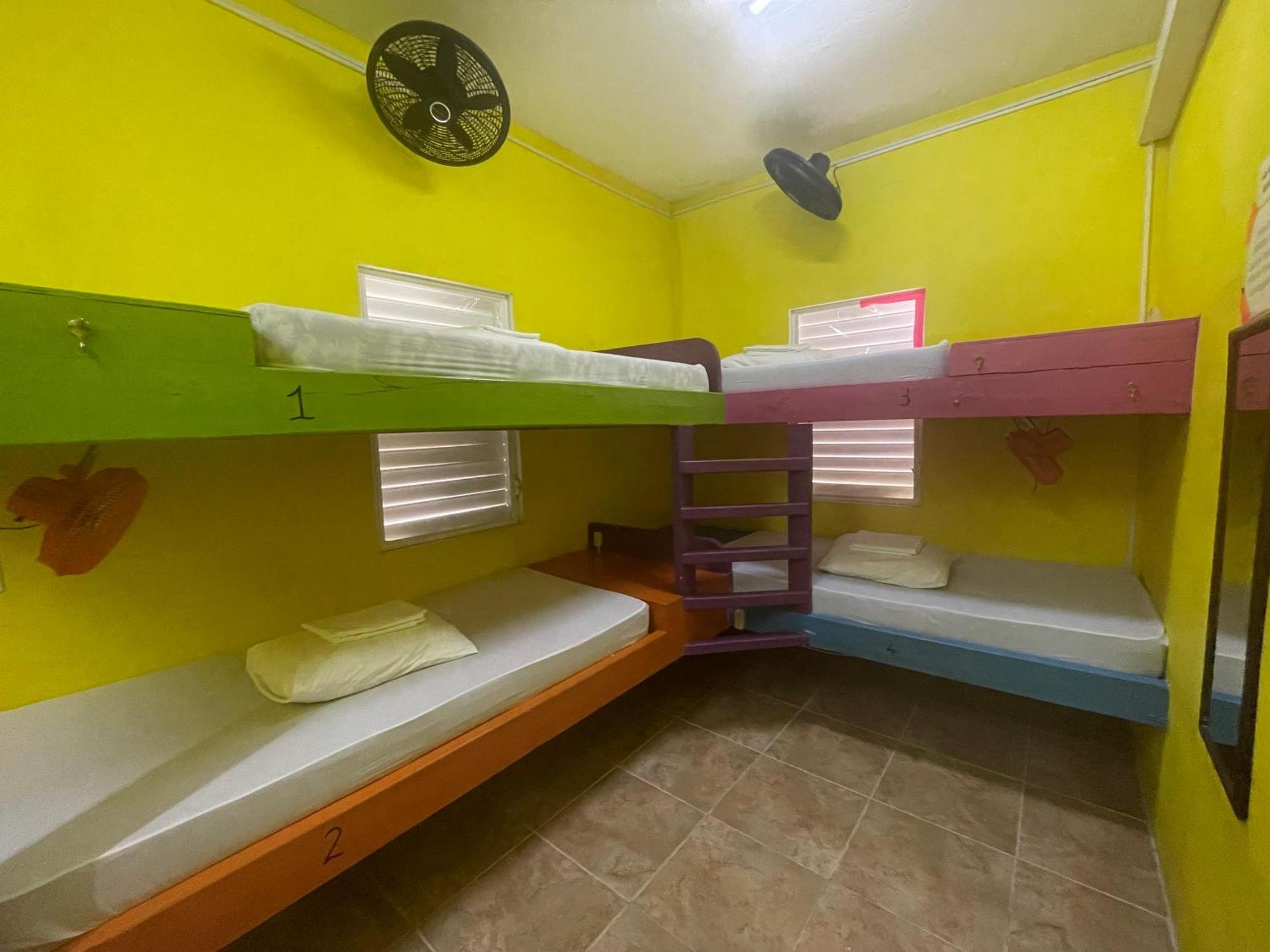 Hostel Travellers Palm Backpackers Caye Caulker Exterior foto