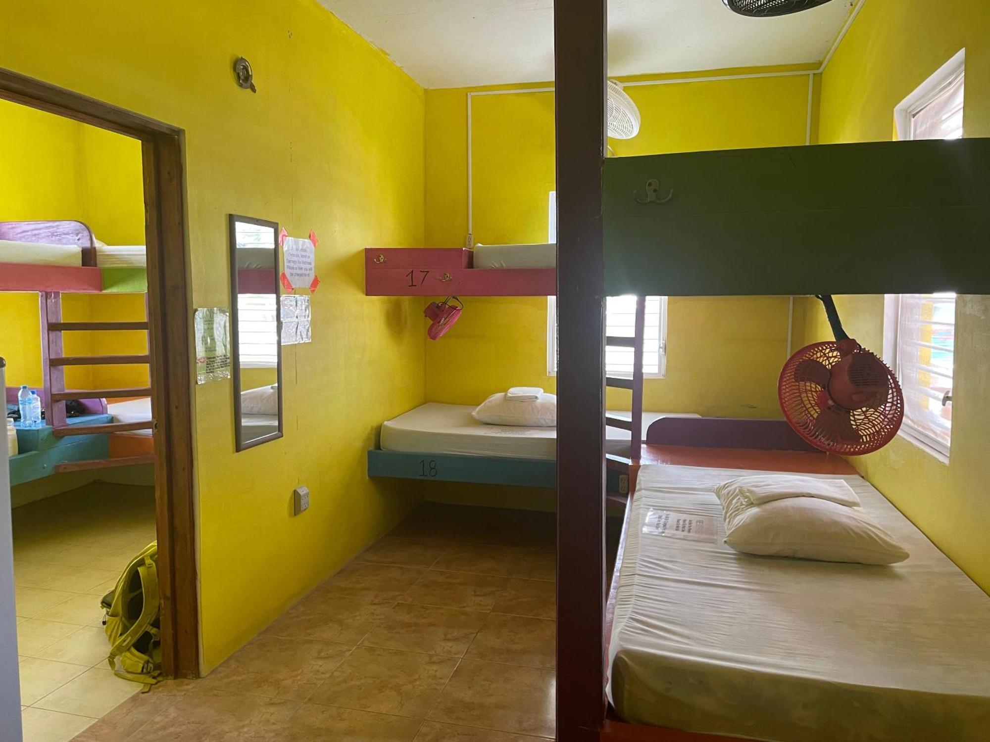 Hostel Travellers Palm Backpackers Caye Caulker Exterior foto